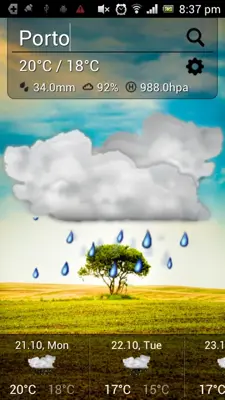 Cute Weather android App screenshot 3